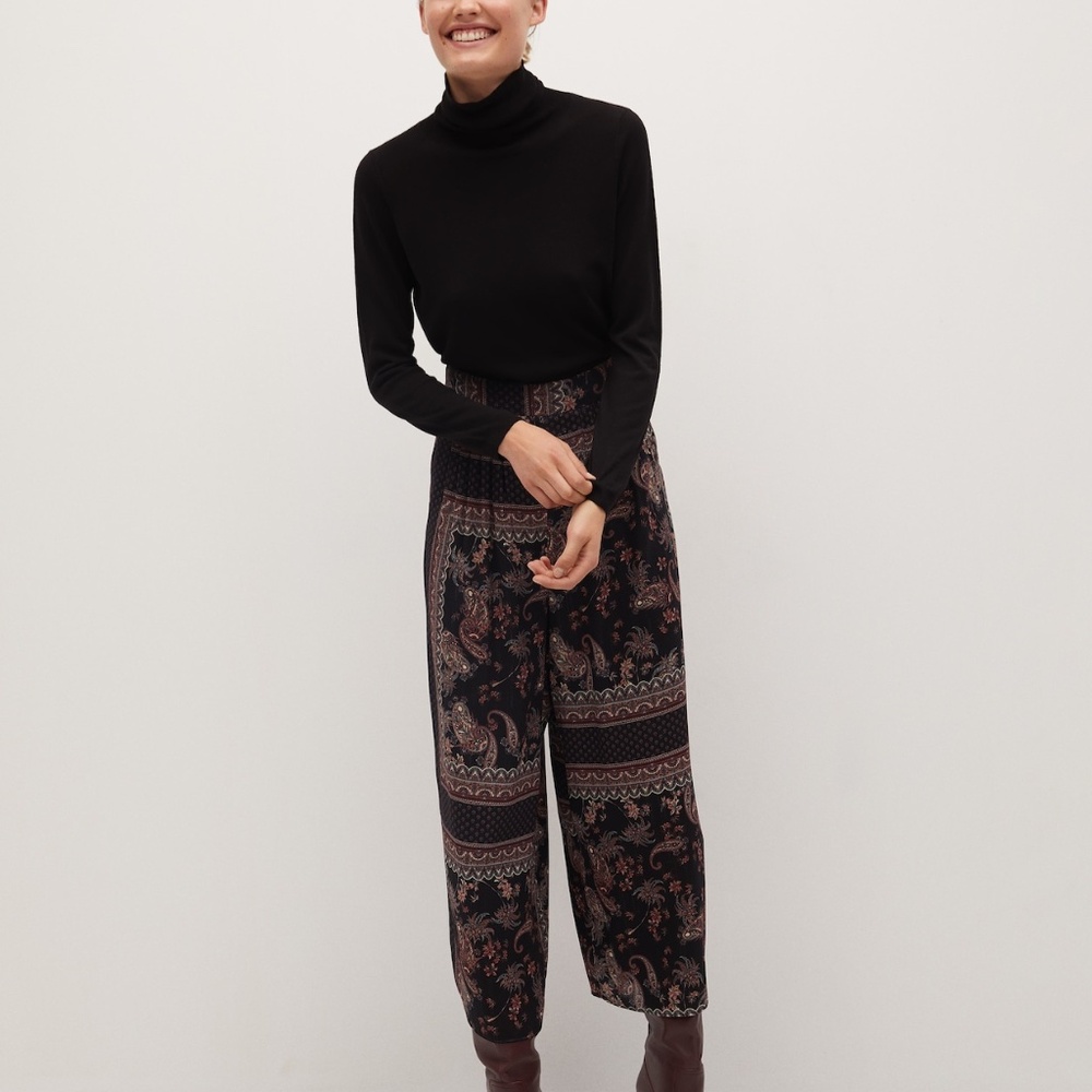Flowy paisley printed trousers - Picture 6 of 7